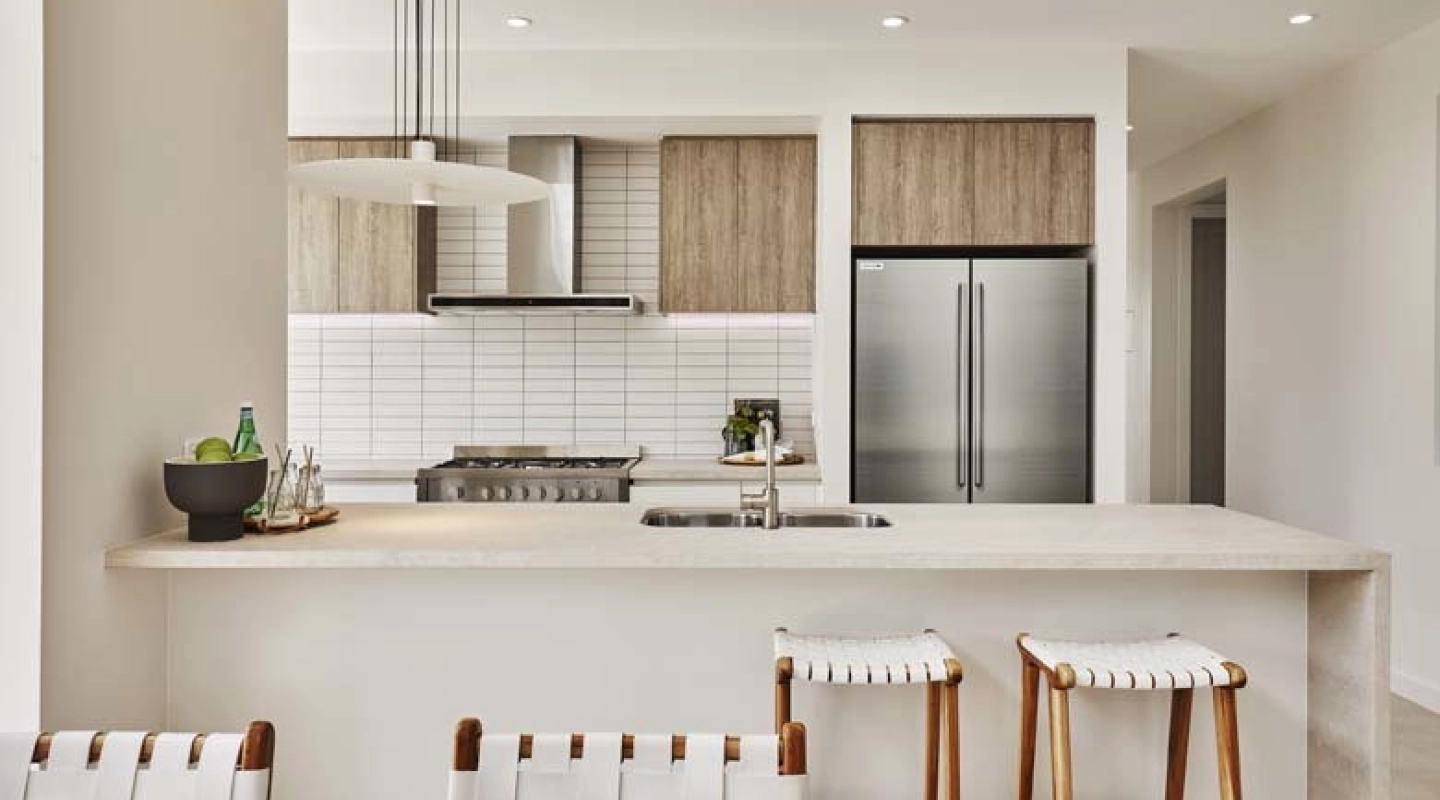 Stack bond tiling design
